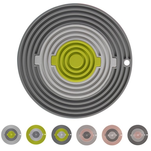Tapis en silicone pliable