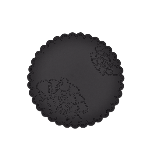 Tapis en silicone pour le scellement à la cire avec motif floral 10 x 10 cm Accessoire pour le scellement à la cire