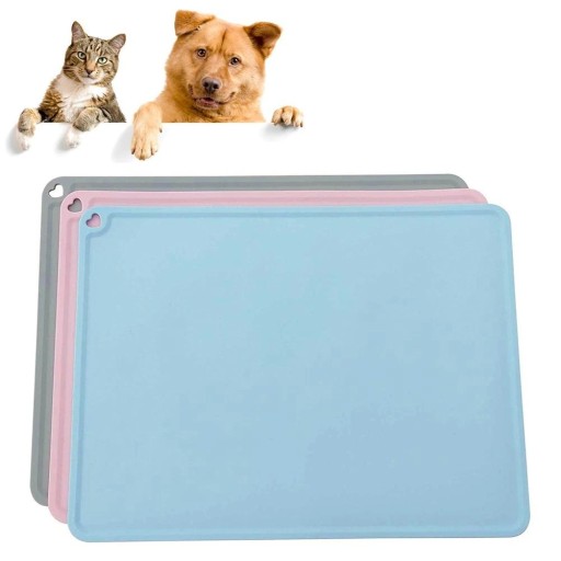 Tapis pour gamelles pour chiens et chats
