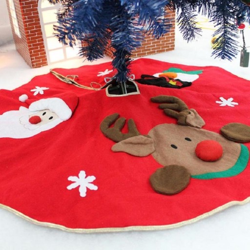 Tapis sous le sapin de Noël