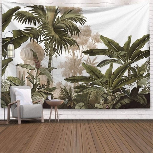 Tapiserie de perete cu frunze tropicale