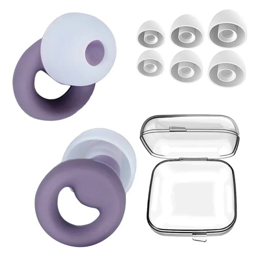 Tapones de silicona para los oídos, impermeables, con cancelación de ruido, suaves, con reducción de ruido, insonorizados, para nadar, dormir y viajar.