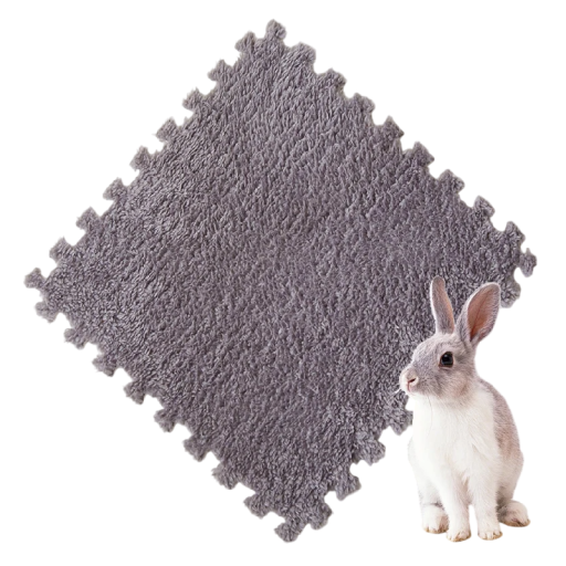 Tappetini riscaldanti per animali domestici 10 pz 30 x 30 cm Isolamento termico Pannelli in schiuma con bordi a puzzle Piastrelle morbide per pavimenti