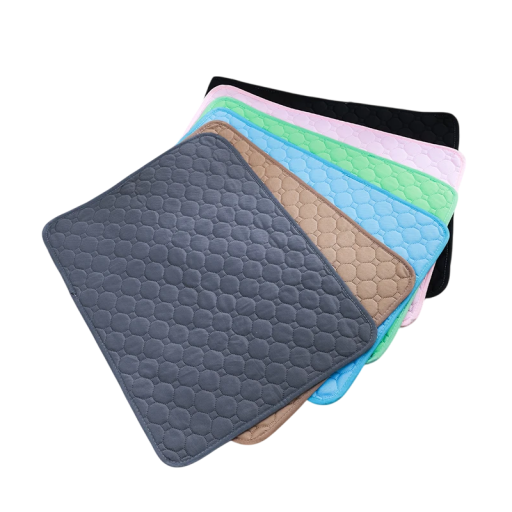 Tappetino per cani incontinente riutilizzabile 60 x 45 cm Tappetino multi-strato traspirante assorbente impermeabile antiscivolo per cani e cuccioli