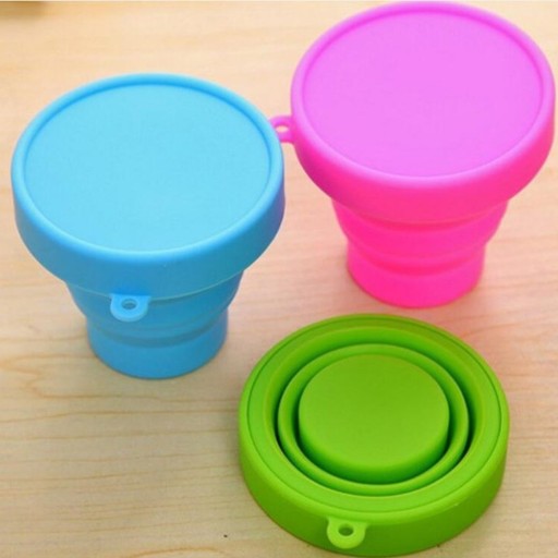 Tasse pliable en silicone C102