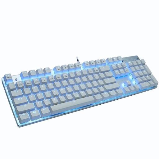 Tastatură de joc albastră cu iluminare din spate