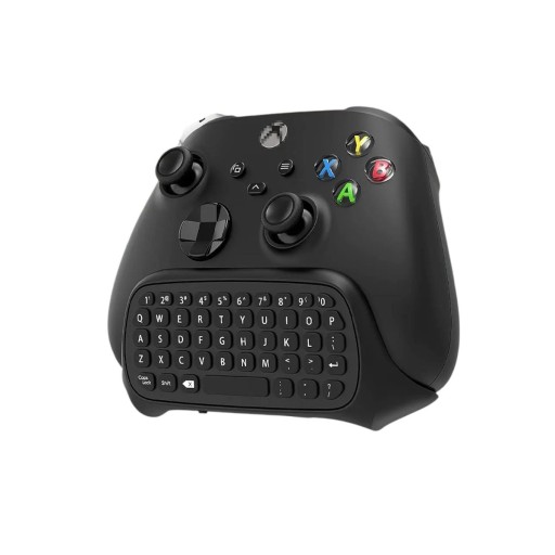 Tastiera QWERTY wireless 14,5 × 6 × 4,5 cm per Xbox Series X/S One One S Chatpad 47 tasti ricevitore USB audio 3,5mm facile scrittura