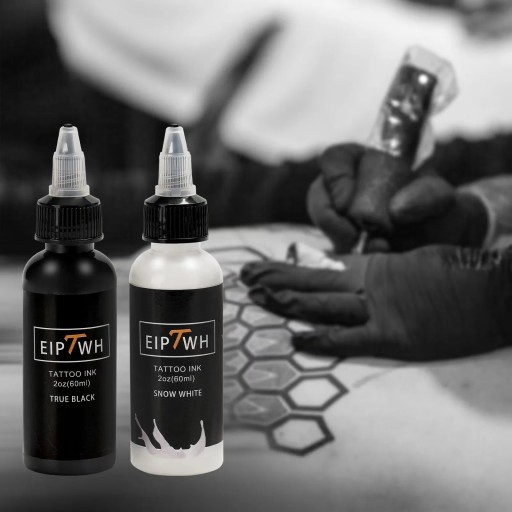 Tatoveringsblæk 60 ml Professionel tatoveringsblæk Permanent tatoveringsblæk Pigment af høj kvalitet Nem påføring Tatoveringsudstyr