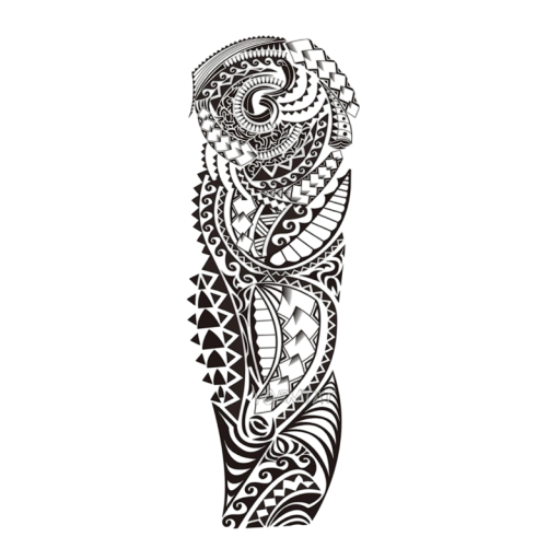 Tatuaggio temporaneo impermeabile manica 48 x 17 cm Stile moderno e audace Motivo realistico Durata fino a 15 giorni Applicazione facile Tatuaggio per il corpo