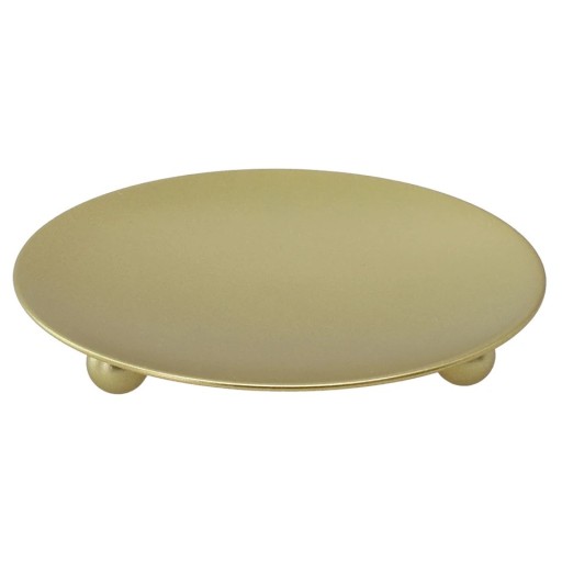 Tăviță metalică pentru lumâncă diametru 7 cm Suport decorativ pentru lumâncă protecție suprafață decorare interioară