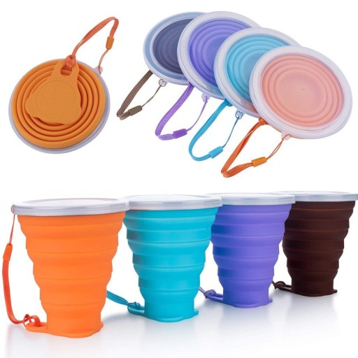 Tazza pieghevole in silicone 270 ml