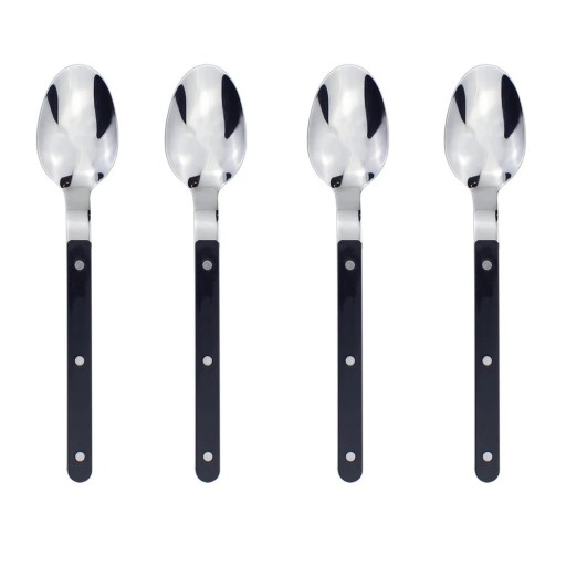 Teáskanál Design Készlet Evőeszközök Modern Desszertkanalak Ergonomikus Fogantyúval Stílusos Konyhai Eszközök Kávéhoz és Desszertekhez