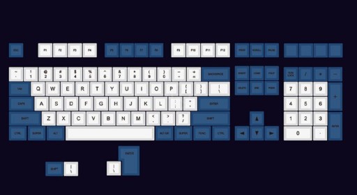Teclas substituíveis para teclado K405