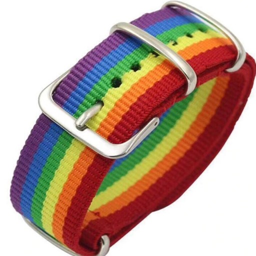 Tęczowa bransoletka LGBT