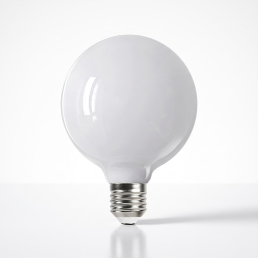 Tejes LED izzó G80 E27 Kerek forma szórt fény 3 W 220 V és 110 V 11,5 x 8 cm Hideg fehér 6500 K Lámpákhoz és világítótestekhez