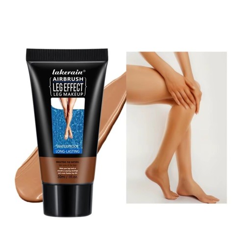 Tekutý make-up na nohy 30 ml Voděodolný korektor sjednocující tón pleti Výživný rozjasňující krém s dlouhotrvajícím efektem a hydratací