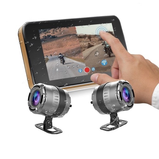 Telecamera da moto impermeabile