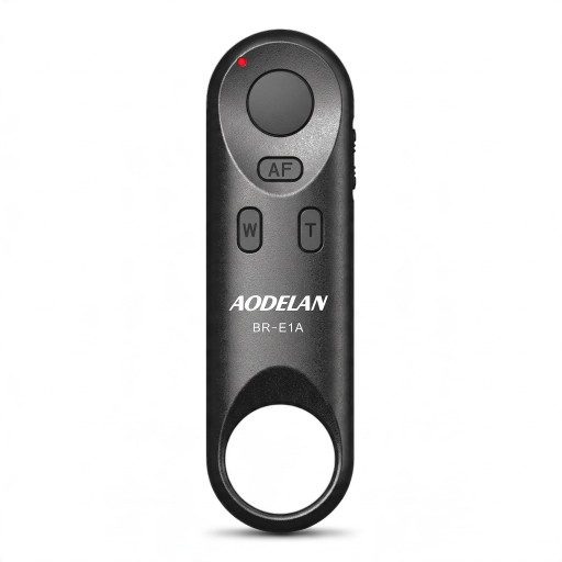 Télécommande sans fil AODELAN BR-E1 pour Canon portée 10 m Boutons AF W et T Pour photos et vidéos depuis un trépied