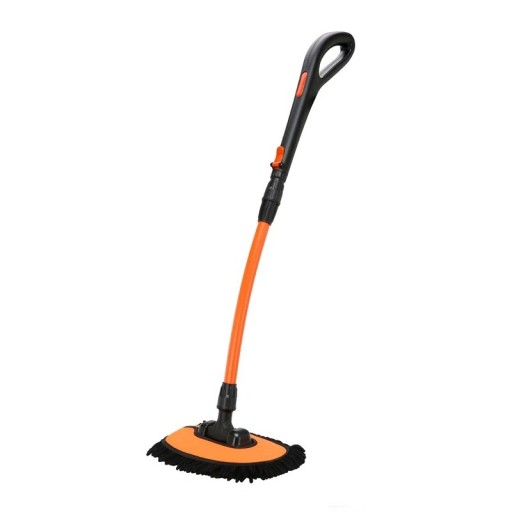 Teleskopisk bilrengøringsmop 105-120 cm Chenille Aluminium forlængerstang Stribefri vask Karosseri Glas Ergonomisk håndtag Biltilbehør