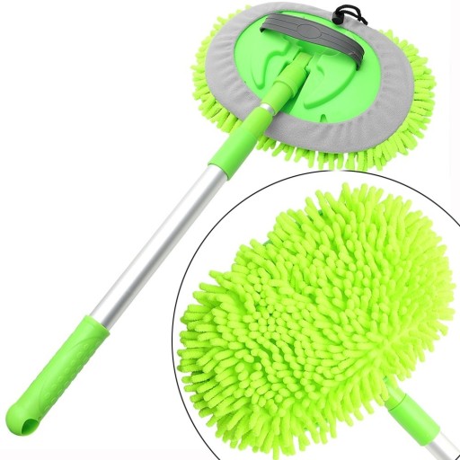 Teleskopisk mikrofibermoppe