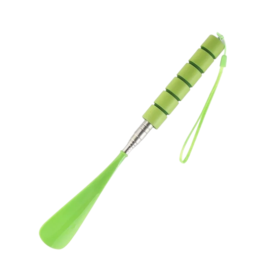 Teleskopiskt skohorn 30-71 cm Justerbart långt skohorn tillverkat av rostfritt stål och PP-plast Skohornshjälp