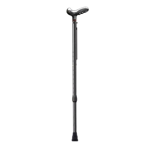 Teleskopowa laska spacerowa 68–93 cm Regulowana w 10 pozycjach Anatomiczny uchwyt 12,5 cm Nośność 100 kg Dla postaci 140–185 cm