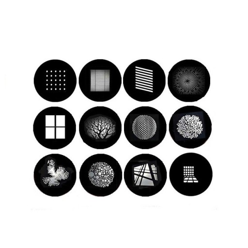 Template para filtro de iluminação de estúdio