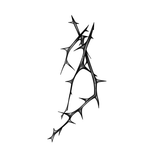 Temporäres wasserfestes Tattoo Dornen 15cm | Fake Tattoo für Arm und Bein | Tattoo mit Dornenmotiv | Haltbares temporäres Tattoo für 12-15 Tage