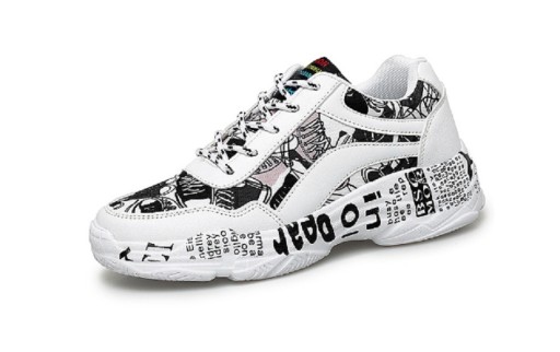 Ténis de outdoor femininos com estampado J1139