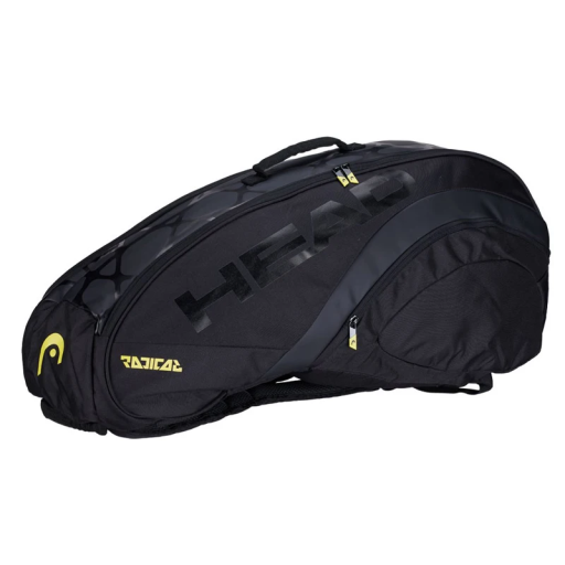 Tenisová taška na 6 raket Polyester 80 x 35,5 x 28 cm Sportovní taška na rakety s velkým úložným prostorem na tenisové vybavení