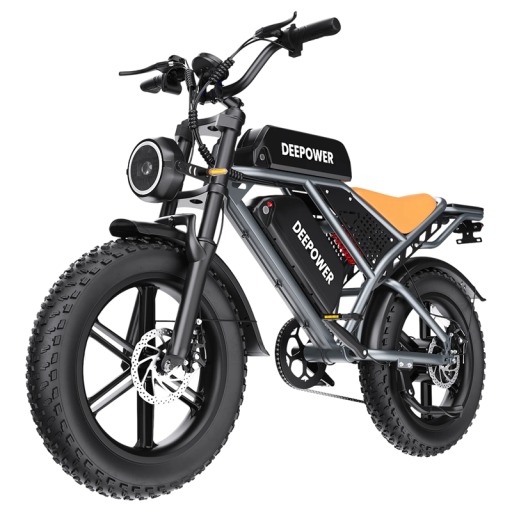 Terénne elektrokolo DEEPOWER QS7, silnik 2000W, 25Ah + 35Ah, zasięg 200 km, 20×4.0 opony fat, hamulce tarczowe, zawieszenie