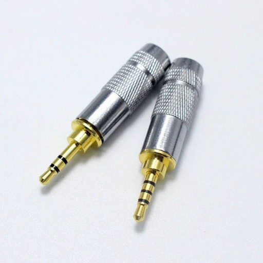 Terminal 2,5 mm lydstik 3-polet / 4-polet