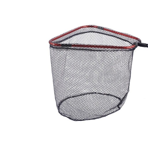 Testa a rete triangolare per guadino 50 × 65 cm Profondità 65 cm Diametro della vite 8 mm Rete resistente Struttura leggera e durevole