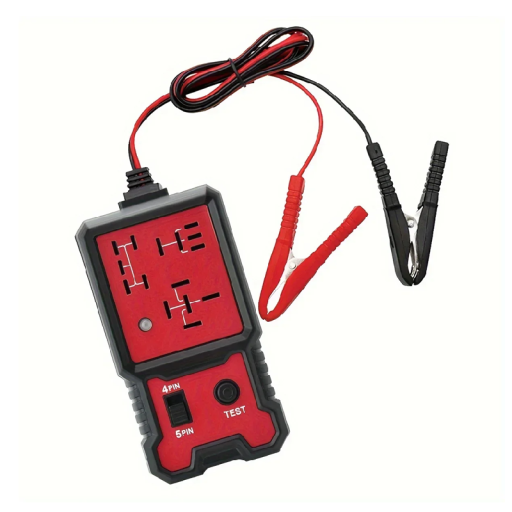 Tester automobilových relé 12V s elektrody 89 cm Univerzální nástroj pro 4pinové a 5pinové relé Kontrola funkčnosti relé v autě