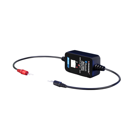 Tester Bluetooth do akumulatorów samochodowych KONNWEI BK300 12 V 24 V bezprzewodowy monitor stanu akumulatora z aplikacją czarny do samochodów motocykli i ciężarówek