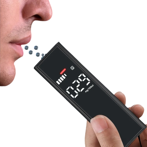 Tester de alcool portabil cu display LCD Analyzator de respirație Detector pentru conducere sub influență pentru utilizare acasă