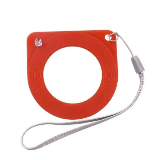 Tester til imobilisator og chipnøgle Induktionsspole med LED kontrollys Størrelse 68 x 68 mm Af ABS Orange Til kontrol af tyverisystemet