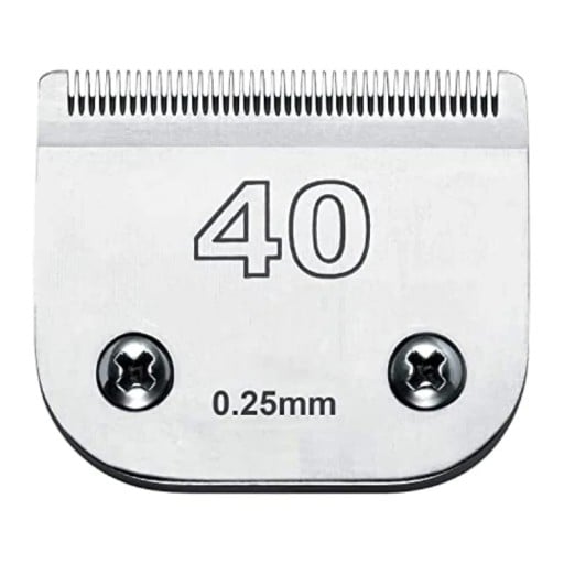 Testina di ricambio per tosatrici Andis, Oster, Wahl, Heiniger e Conair per la tosatura di animali 0,25 mm Modello 40