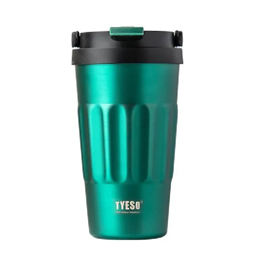 Thermobecher 500ml aus Edelstahl 304 mit Vakuumdichtung und Trinköffnung Reisebecher für Kaffee, Tee, kalte und warme Getränke