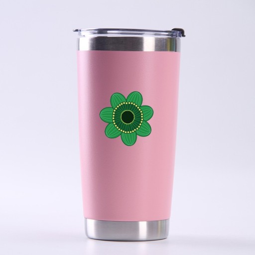 Thermobecher mit Blume