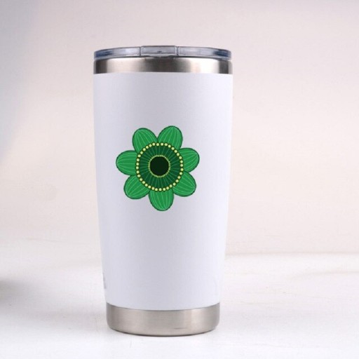 Thermobecher mit Blume