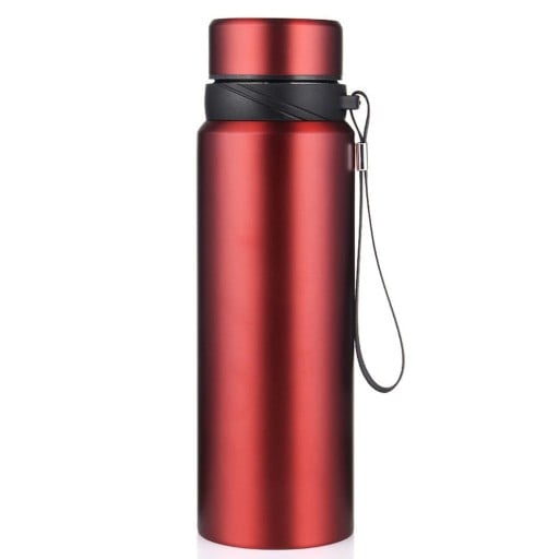 Thermos en acier inoxydable 1 l Isolation sous vide à double paroi Thermos de voyage pour boissons chaudes et froides Bouteille thermique