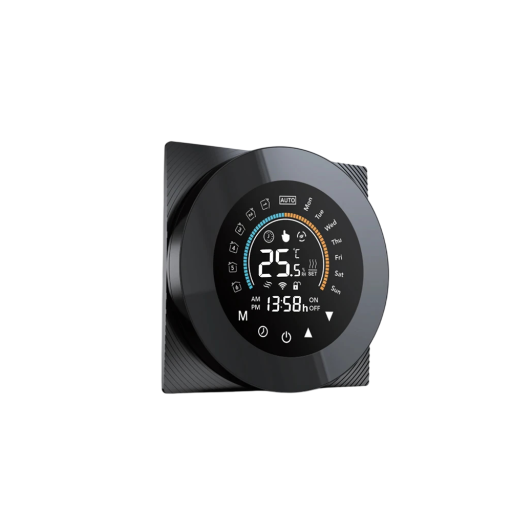Thermostat intelligent pour chauffage par le sol électrique régulateur de température programmable avec écran LCD tactile