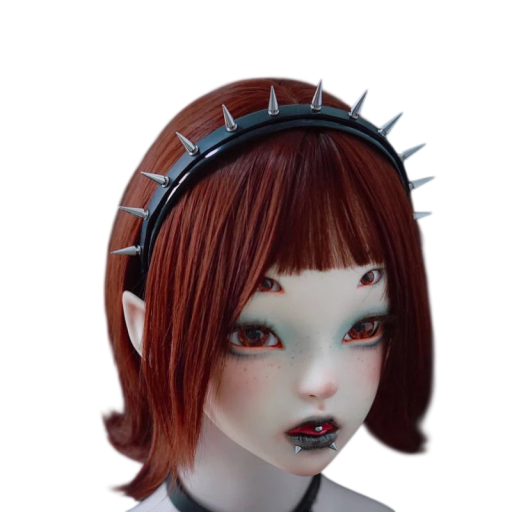 Tiara gótica com pontas afiadas Tamanho universal Tiara punk rock para cabelo Acessório de moda gótico alternativo unisex