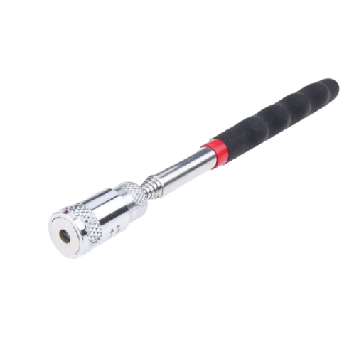Tige magnétique télescopique avec lampe torche