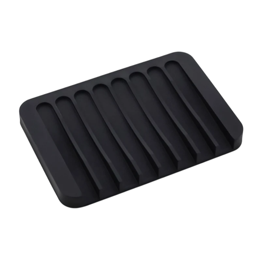 Tigela de silicone para sabonete 11,5x8x1 cm Suporte para sabonete com drenagem e antiderrapante Organizador multifuncional para casa