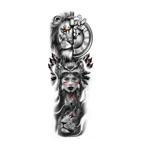 Tijdelijke tatoeage mouw
