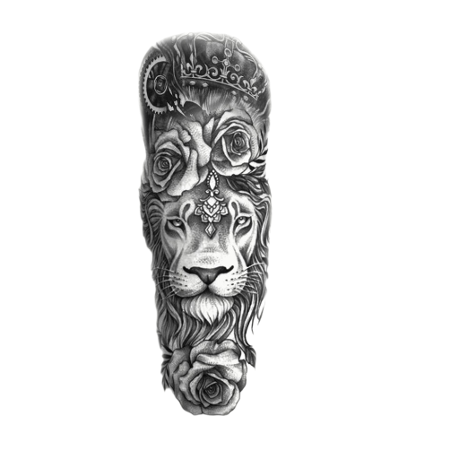Tijdelijke tatoeage mouwdieren