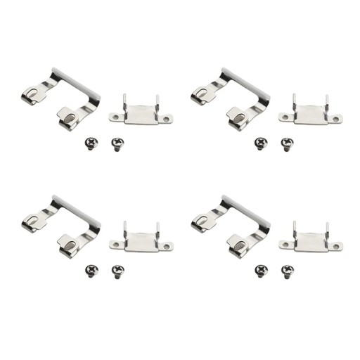 Tilbehør til reservehoveder til Andis, Wahl, Oster, Furzone, Laube, Heiniger og Conair klippemaskiner. Holdere og skruer til reservehoveder og blade. 4 stk.