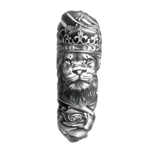 Tillfälliga tatueringsärmade djur